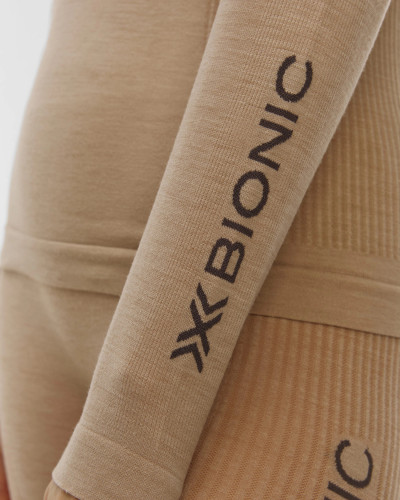 X-Bionic MIGHTYWOOL SHIRT LS WMN SAND