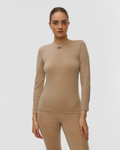 X-Bionic MIGHTYWOOL SHIRT LS WMN SAND