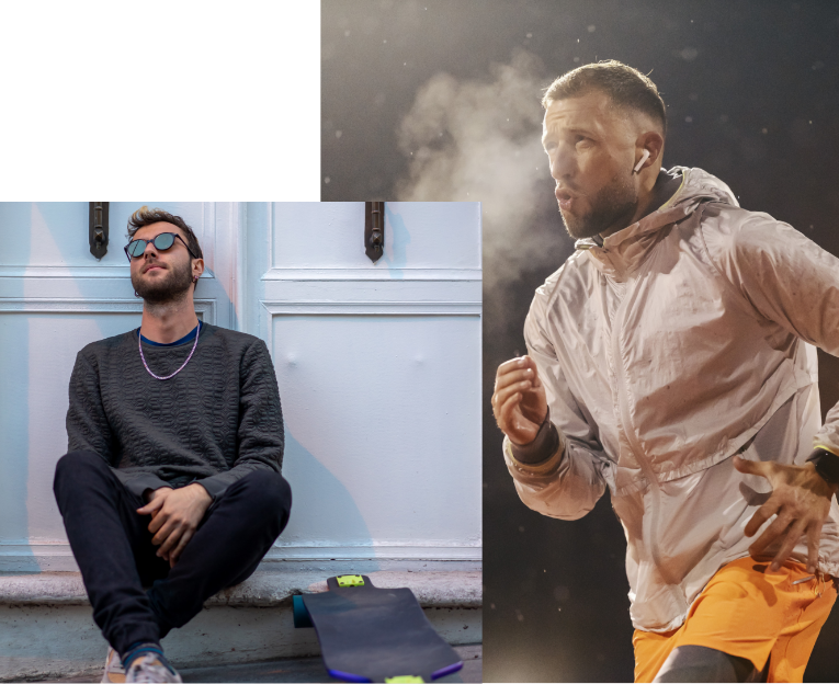 mężczyźni w odzieży sportowej